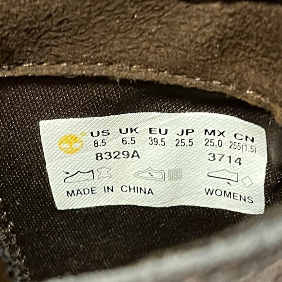 Timberland Earthkeeper Bethel ankle boots women 8.5 leather - Picture 5 of 12